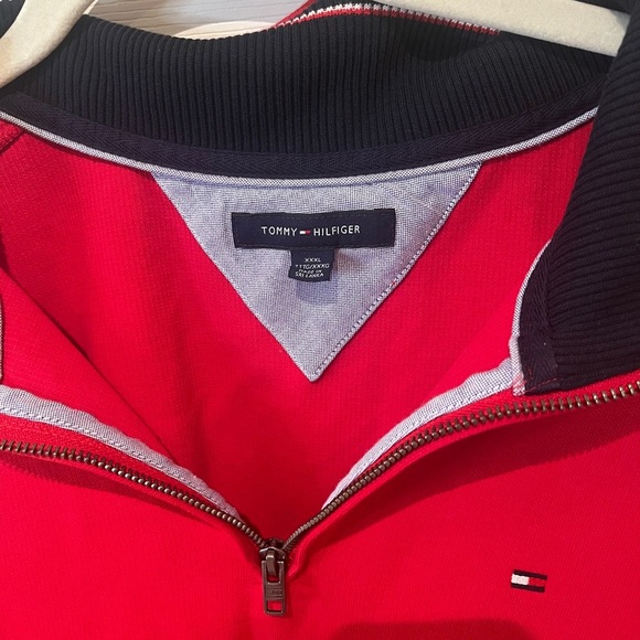 3XL men’s quarter Tommy Hilfiger zip pull over - Picture 2 of 5